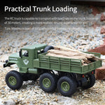 JJR/C 1:18 2.4Ghz 4 Channel Remote Control Dongfeng 7 Six-wheeled Armor Truck Vehicle Toy, Dongfeng 7 (Green), Dongfeng 7 (Yellow)