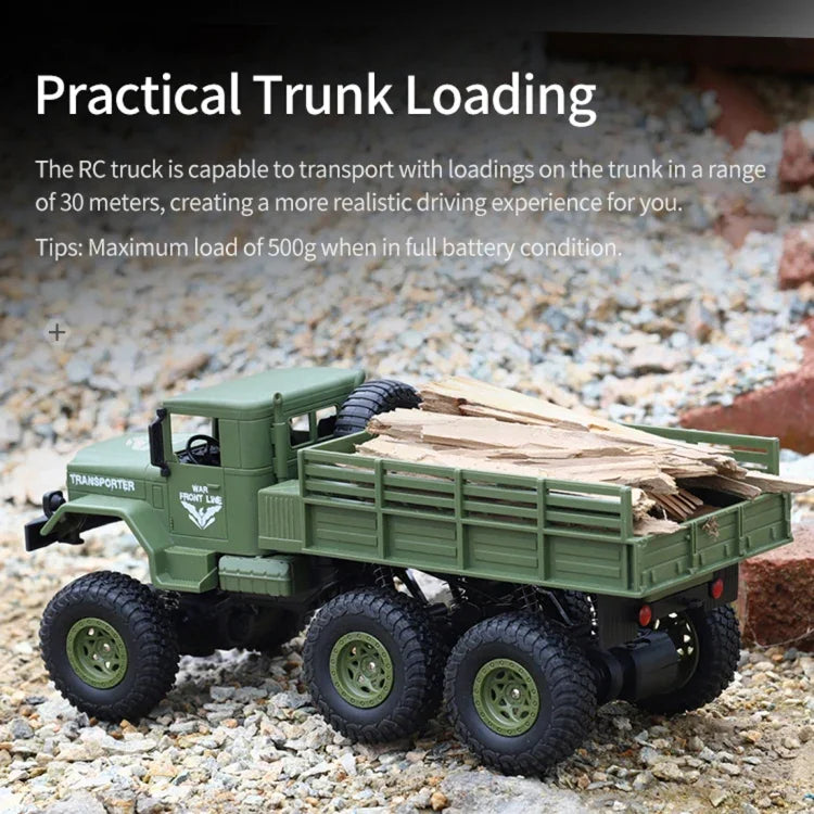 JJR/C 1:18 2.4Ghz 4 Channel Remote Control Dongfeng 8 Six-wheeled Armor Truck Vehicle Toy, Dongfeng 8 (Green), Dongfeng 8 (Yellow)