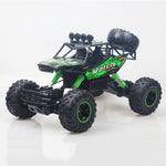 HD6026 1:12 Large Alloy Climbing Car Mountain Cross-country Four-wheel Drive Remote Control Car Toy, Size: 37cm, HD6026 1:12(Gold), HD6026 1:12(Red), HD6026 1:12(Silver), HD6026 1:12(Black), 6255 2.4GHz 1:16(Green)