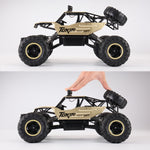 HD6026 1:12 Large Alloy Climbing Car Mountain Cross-country Four-wheel Drive Remote Control Car Toy, Size: 37cm, HD6026 1:12(Gold), HD6026 1:12(Red), HD6026 1:12(Silver), HD6026 1:12(Black), 6255 2.4GHz 1:16(Green)