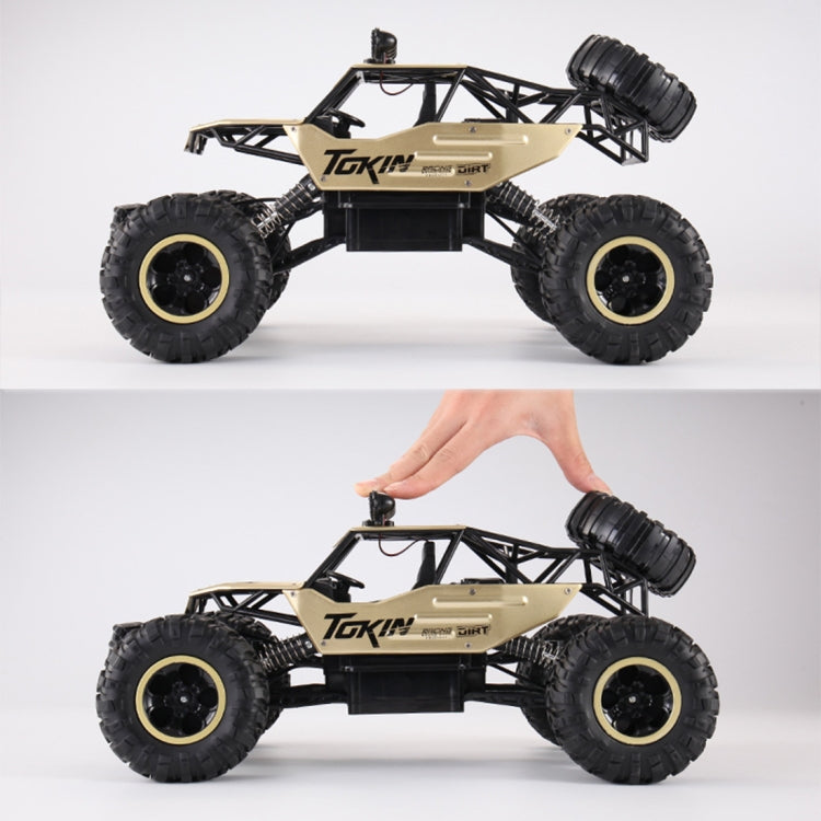 HD6026 1:12 Large Alloy Climbing Car Mountain Cross-country Four-wheel Drive Remote Control Car Toy, Size: 37cm, HD6026 1:12(Silver), HD6026 1:12(Black), 6255 2.4GHz 1:16(Green), HD6026 1:12(Gold), HD6026 1:12(Red)