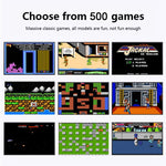 MK500 Macaron Mini Retro Classic Handheld Game Console for Kids Built-in 500 Games, Support AV Output, MK500 / Green, MK500 / Grey, MK500 / Blue, MK500 / Yellow, MK500 / Pink