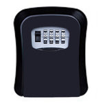 Password Lock Metal Storage Box Door Security Box Wall Cabinet Key Safety Box