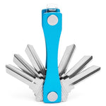 Portable Metal Key Storage Clip, (Green), (Grey), (Red), (Black), (Orange), (Pink)