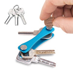 Portable Metal Key Storage Clip, (Green), (Grey), (Red), (Black), (Orange), (Pink)