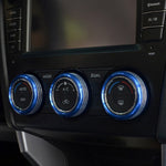 3 PCS Car Aluminum Air Conditioner Knob Case For Subaru, For Subaru(Black), For Subaru(Gold), For Subaru(Blue), For Subaru(Red), For Subaru(Silver)