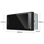 848V 16 7 inch Multi-touch Screen Car GPS Navigator, Support TF Card / USB / AUX / MP5 Player / Android & iPhone Mirror Links, 848V