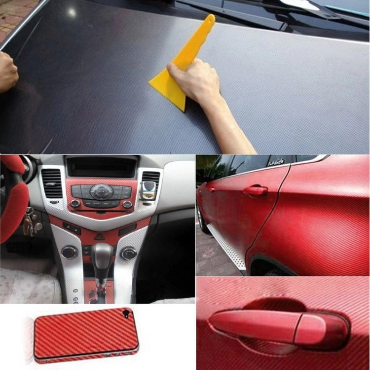 Car Decorative 3D Carbon Fiber PVC Sticker, Size: 152cm x 50cm