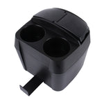 SHUNWEI SD-1605 Multifunction 3 in 1 Car Cup Holder Drink Bottle Can Garbage Can Portable Vehicle Trash Can Bin Rubbish Bin Organizer, SD-1605 Black, SD-1605 Khaki