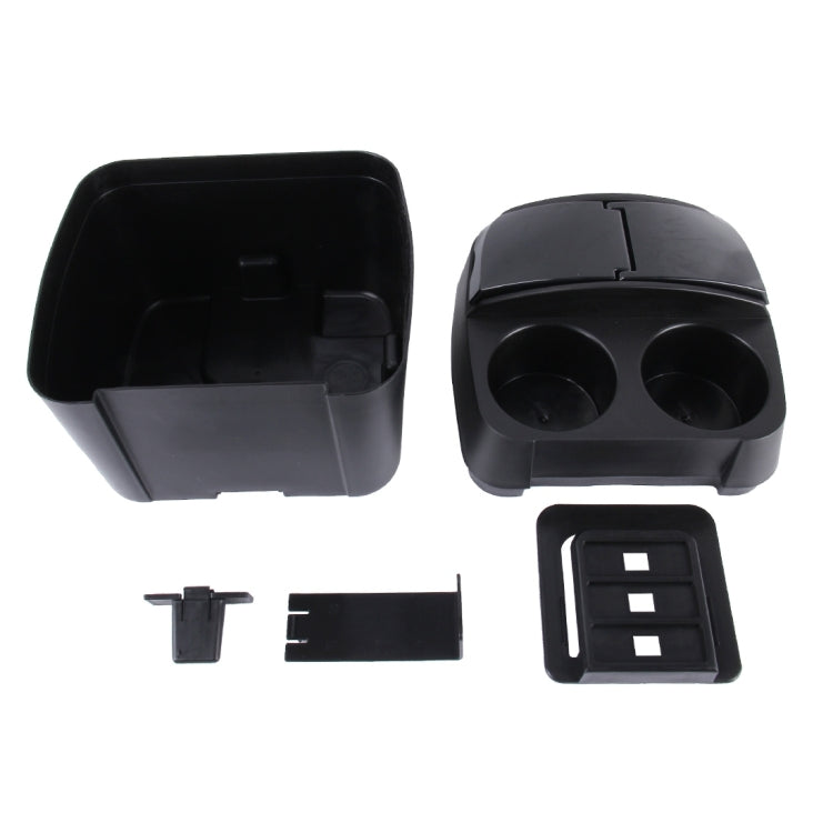 SHUNWEI SD-1605 Multifunction 3 in 1 Car Cup Holder Drink Bottle Can Garbage Can Portable Vehicle Trash Can Bin Rubbish Bin Organizer, SD-1605 Black, SD-1605 Khaki