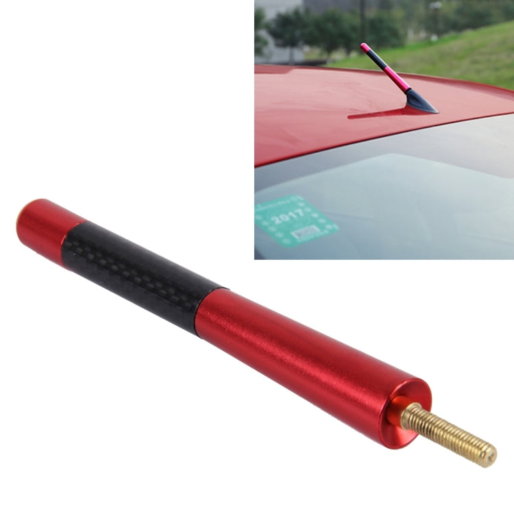 Carbon Fiber Aluminum Short Antenna Polished Universal Screws Base(Big Size), 12cm