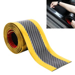 Universal Electroplate Carbon Fibre Car Door Threshold Decoration Strip Decorative Sticker, Size : 5CM x 2M, 5CM x 2M (Gold), 5CM x 2M (Red), 5CM x 2M (Silver)