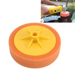 Polishing Disc Car Polishing Machine Dedicated Sponge Wheel Wax Polishing Sponge Decontamination Sponge,Screw Hole Diameter:16mm, 16mm
