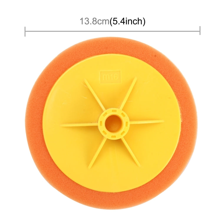 Polishing Disc Car Polishing Machine Dedicated Sponge Wheel Wax Polishing Sponge Decontamination Sponge,Screw Hole Diameter:16mm, 16mm
