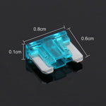 100 PCS 5Amp 7.5Amp 10Amp 15Amp 20Amp 25Amp 30Amp Mini Add-a-circuit Fuse Tap Adapter Blade Fuse Holder, Mini
