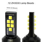 2 PCS H11 DC9-16V / 3.5W / 6000K / 320LM Car Auto Fog Light 12LEDs SMD-ZH3030 Lamps, with Constant Current, H11