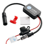 Universal 12V Radio FM Antenna Signal Amp Amplifier Booster for Marine Car Vehicle Boat 330mm FM Amplifier, 330mm FM Amplifier
