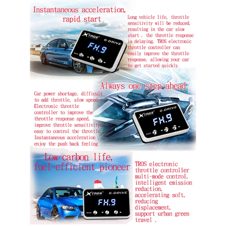 TROS TS-6Drive Potent Booster Electronic Throttle Controller for Toyota 4 Runner 2003-2009, For Toyota  4 Runner 2003-2009