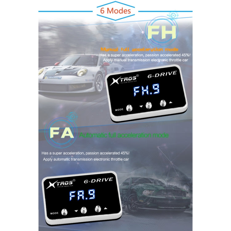 TROS TS-6Drive Potent Booster Electronic Throttle Controller for Ford F150, For Ford F150