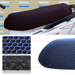 Waterproof Motorcycle Sun Protection Heat Insulation Seat Cover Prevent Bask In Seat Scooter Cushion Protect, Size: XXL, Length: 86- 92cm; Width: 40-56cm, Size: XXL (Black Red), Size: XXL (Black Blue), Size: XXL (Blue), Size: XXL (Black)