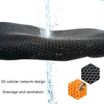 Motorcycle Breathable Sunscreen Double Layer 3D Honeycomb Small Hole Polyester Cushion Mesh, Size: S, Length: 70cm; Width: 50cm, Size: S