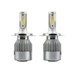 2pcs H4 18W 1800LM 6000K Waterproof IP68 Car Auto LED Headlight with 2 COB LED Lamps, DC 9-36V, H4
