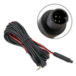 15m Universal Car 4P Reversing Camera Extension Cord Rearview Mirror Vehicle Traveling Data Recorder Video Conversion with Plug, 15m (4P) with Plug
