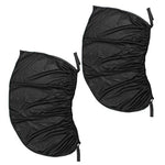 2 PCS Car Shade Block Car Sun Block Window Gauze Shading Net Side Blocking Cover Sun Net Sandbags Side Window Sunshade Cover, Size: 92*54cm, Size: 92*54cm
