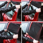 2 PCS Car Shade Block Car Sun Block Window Gauze Shading Net Side Blocking Cover Sun Net Sandbags Side Window Sunshade Cover, Size: 92*54cm, Size: 92*54cm