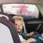 2 PCS Car Shade Block Car Sun Block Window Gauze Shading Net Side Blocking Cover Sun Net Sandbags Side Window Sunshade Cover, Size: 92*54cm, Size: 92*54cm