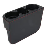 Car Seat Crevice Storage Box Cup Drink Holder Auto Pocket Stowing Tidying for Phone Pad Card Coin Case Car Accessories, Black, Grey, Khaki, Brown