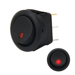20 Amp 12 Volt Triple Plugs LED ON OFF Rocker Power Switch