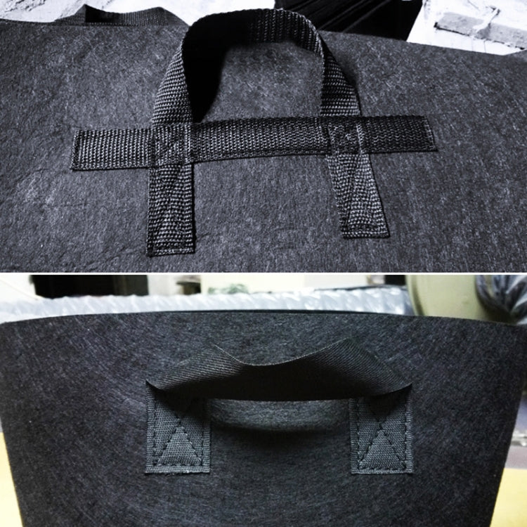 2 Gallon Planting Grow Bag Thickened Non-woven Aeration Fabric Pot Container with Handle, 2 Gallon