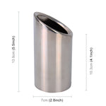 2 PCS Car Styling Stainless Steel Exhaust Tail Muffler Tip Pipe for VW Volkswagen 1.4T Swept Volume, 1.4T