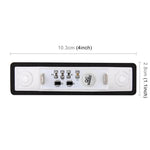 2 PCS DC 12V 2W 120LM 6000K LED License Plate Light 18-SMD Bulbs Lamps for Astra F 91-98, G Estate(F69) 98-05, Opel Corsa B 93-00, Omega A 86-94, For Astra/Opel Corsa