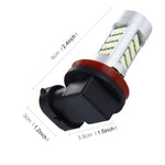 2 PCS H8/H11 10W 900LM 8000K 42 SMD-2835 LEDs Car Fog Lights, DC 12V(White Light), H8/H11