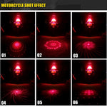 200mW Universal Car And Motorcycle Rear-end Alarm 650nM Laser Fog Anti-Collision Warning Lamp with Six Pattern, DC 8-36V Cable Length: 60cm, 200mW