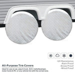 4 PCS Car Auto Wheel Tire Covers, Suitable for The Tire up to 29 inch, 29 inch