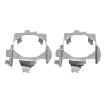 1 Pair H7 LED Headlight Bulb Retainers Holder Adapter for Volkswagen Touareg SAAB Mercedes Benz B Class ML, For VW/Benz B Class