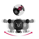 Big Eyes Pattern Gravity Cartoon Air Vent Car Mount Phone Holder, Big Eyes(Black), Big Eyes(Silver)