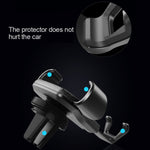 Litchi Texture Gravity Car Mount Phone Holder, Litchi Texture(White), Litchi Texture(Black)