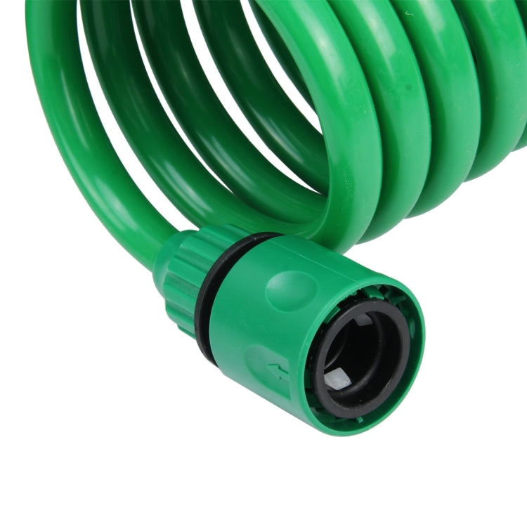 Garden Watering Series Spring Tube Hose Telescopic Spiral Pipe with Water Connector Adaptor and Connector, Length: 15m, 15m Telescopic Pipe