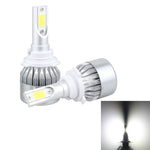 2 PCS 9005 18W 1800 LM 6000K IP68 Casnbus Constant Current Car LED Headlight with 2 COB Lamps, DC 9-36V, 9005