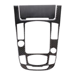2 PCS Car Carbon Fiber Gear Panel Decorative Sticker for Audi A4L / A5 / Q5 2009-2016, Gear Panel(E)