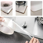 Acrylic Rubber Kitchen and Bathroom Waterproof Moisture-proof Tape Mildew Proof Stickers Size: 5cm x 3m, Thickness: 0.5mm, 5cm x 3m