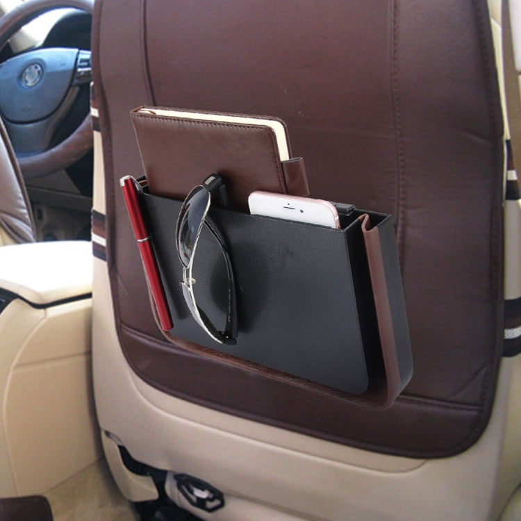 Car Auto ABS Carrying Organizer Storage Seatback Hanger Box Bag for Phone Coin Key and Other Small Items, Car Carrying Organizer