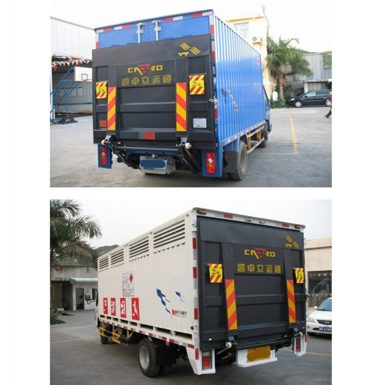 Car Auto Aluminum 55cm × 13cm Rear Warning Sign Sticker for Truck and Van, 55cm × 13cm