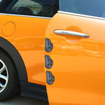 4 PCS Angel Wing Shape Cartoon Style PVC Car Auto Protection Anti-scratch Door Guard Decorative Sticker, Angel Wing