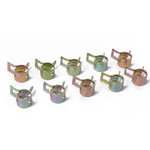 10 PCS 20mm Car Spring Clip Fuel Line Hose Clip Water Pipe Air Tube Clamp Fastener, 10 PCS 20mm