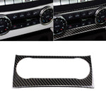 Car Carbon Fiber Air Conditioning Knob Control Panel Decorative Sticker for Mercedes-Benz W204 C Class 2011-2013, Air Conditioning Knob (German Flag)